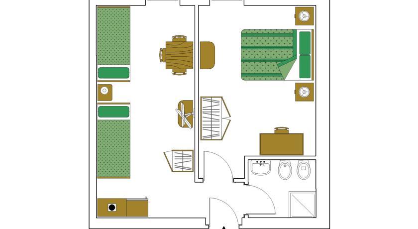 Hotel Elbele Garnì Folgaria Zimmer foto