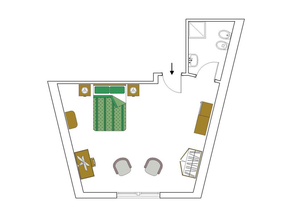 Hotel Elbele Garnì Folgaria Zimmer foto